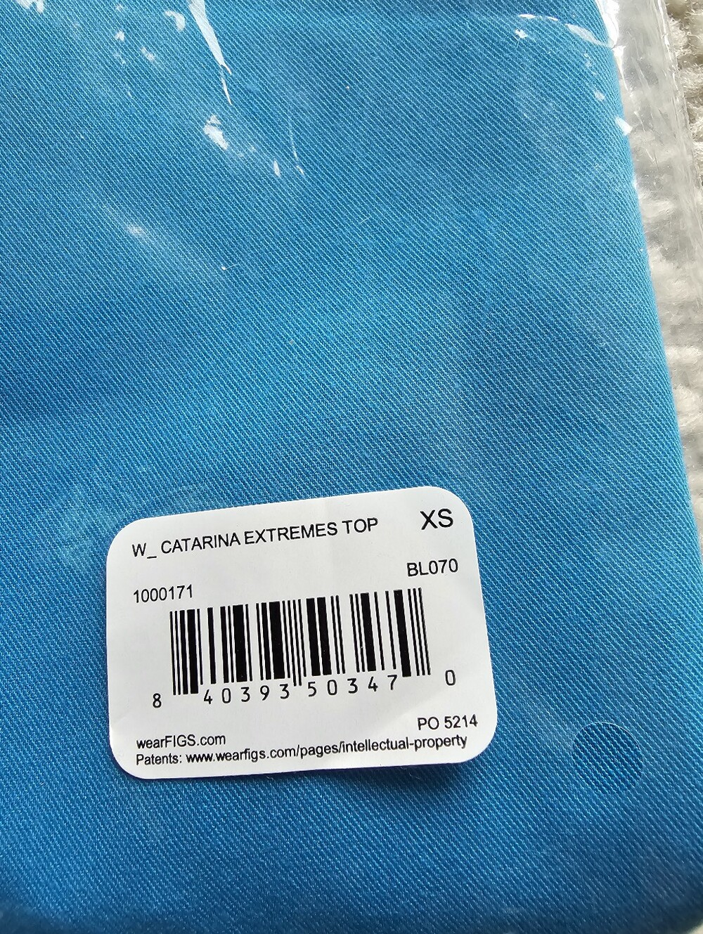 FIGS EXTREME BLUE SCRUB SET - Picture 4 of 4